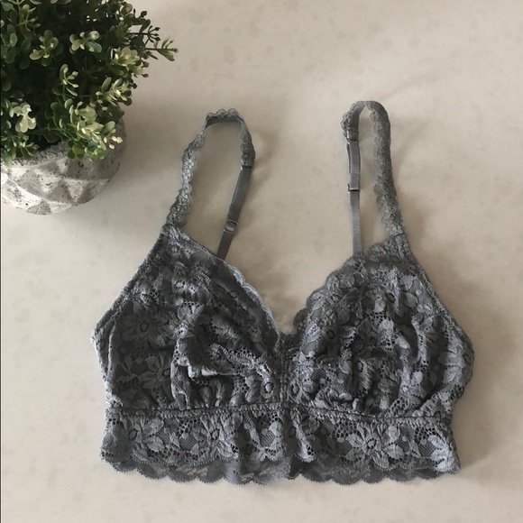 aerie Other - Aerie Gray Lace Bralette